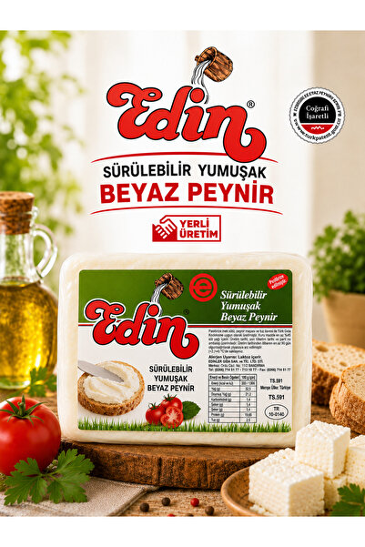 EDİN PEYNİR Tam Yağlı Sürülebilir Yumuşak Beyaz Peynir 650-700g