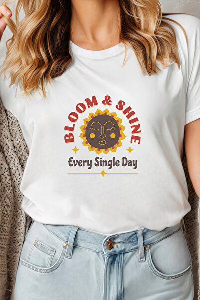 Sarah's Boutique Women's T-shirt – 100% cotton – Bloom Shine