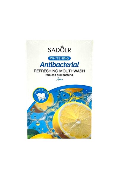 SADOER غسول فم مبيض مضاد للبكتيريا ومنعش بنكهة الليمون