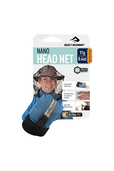 Sea to Summit Plasă de cap anti-țânțari Tantari Nano, neagră
