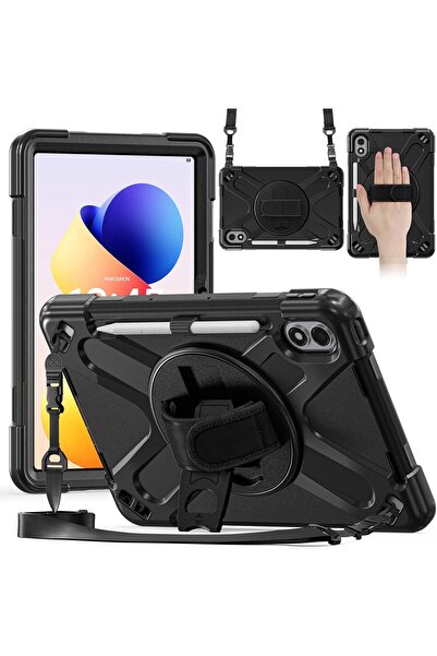 Fogy Redmi Pad 2 Pro 12.1 inch Uyumlu Standlı El Geçmeli İpli Tank Tablet Sil...