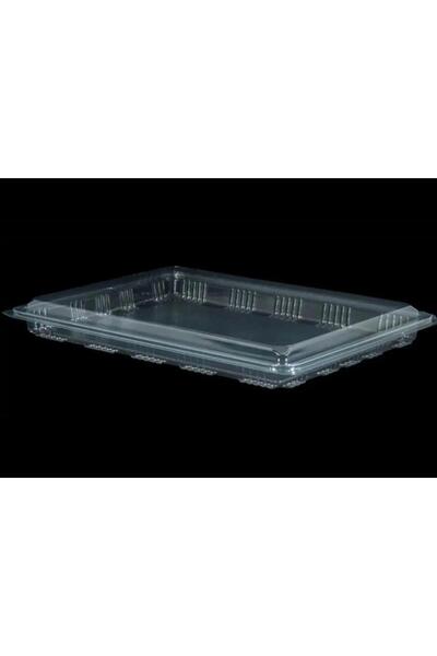 ÇELİKER Plastic Leakproof 1000Gr Transparent Baklava, Rose, Inserts, Raw Dump...