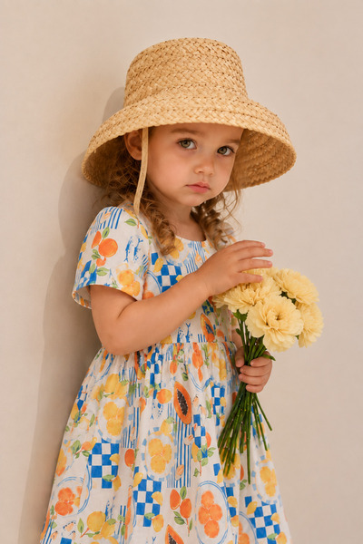 Elo Fruit Patterned Baby Dress