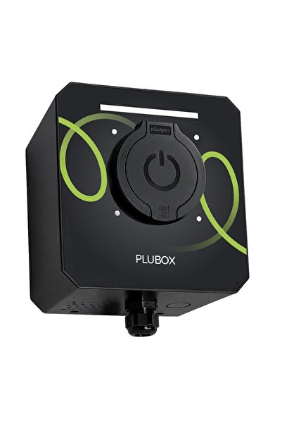 PLUBOX Duvar Tipi Elektrikli Araç Şarj İstasyonu 22 kW 3 Faz 32A Type 2 Soketli WallBox