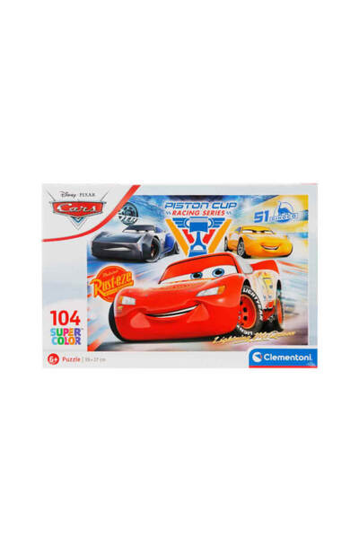 CLEMENTONI Puzzle 104 Pieces, Cars, 3