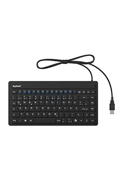 RaidSonic Tastatură IcyBox KeySonic, USB 2.0, Negru
