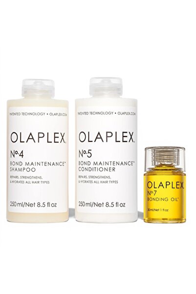 Olaplex طقم غسل وتلميع الشعر: رقم. مجموعة شامبو وبلسم 4، 5، 7 للتنظيف والترطي...