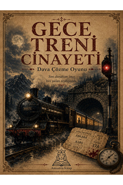 Amastris Kitap Night Train Murder