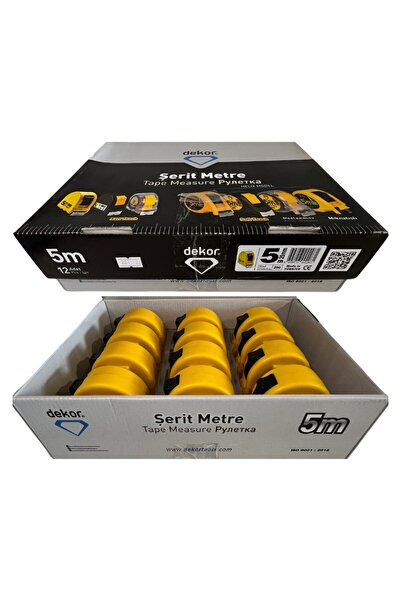 Generic Brand Hassan Decor Tape Measure 5X25 1 Pack (12 Pieces)
