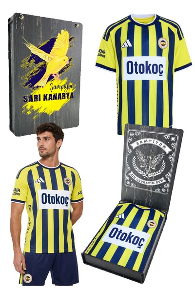 Fenerbahçe ORİJİNAL LİSANSLI SARI-LACİVERT 26/27 YETİŞKİN FORMA UV KUTU HEDİYELİ