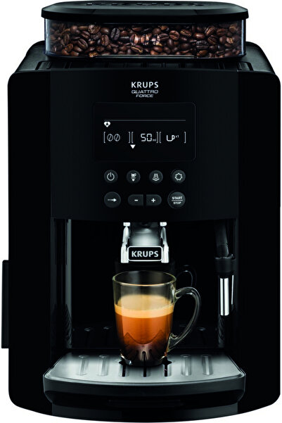 Krups Aparat de cafea automat Happy Arabica EA817010, ecran LCD, 15 bari, rez...