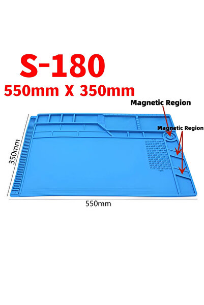 choice2 S-180 550 X 350mm Heat Insulation Working Mat Heat-resistant Solderin...