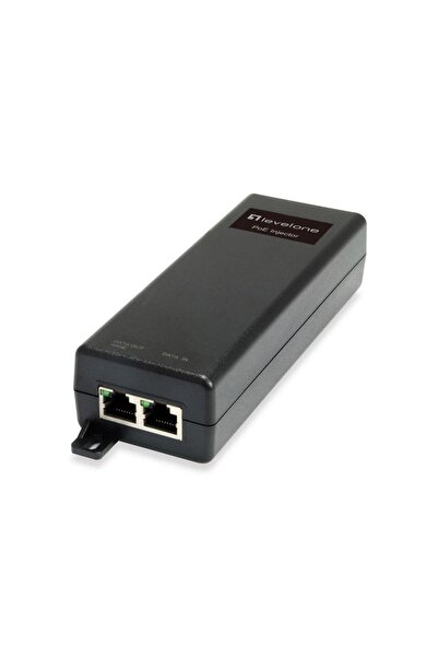 LEVEL ONE Injector PoE retea POI-3000, LevelOne, 30W, Negru