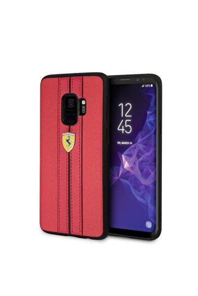 Ferrari Husă antișoc FESURHCS9REB pentru Samsung Galaxy S9, Roșu