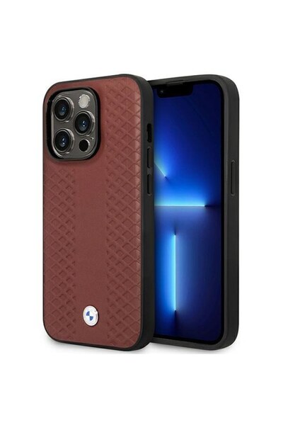 BMW Husă BMHMP14L22RFGR pentru iPhone 14 Pro 6.1 ", Bordeaux, Bordeaux, model...