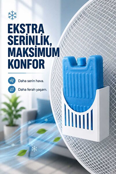Barstech Vantilatör Buz Aküsü Tutucusu - Soğuk Hava Arttıran Soğutucu Aparat ...