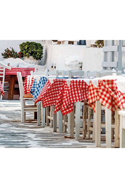 Beauty Home Επαγγελματικό τραπεζομάντηλο Checks Art Ε8013 Πράσινο 100x100