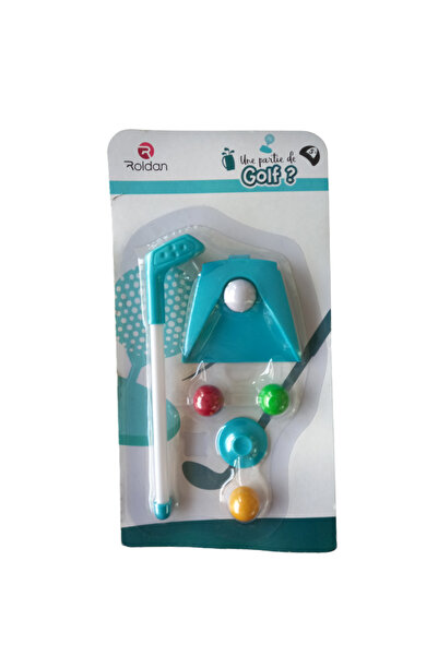 OEM Joc de masa golf, pentru copii, plastic, multicolor, 7,5x 6,5 x 17 cm