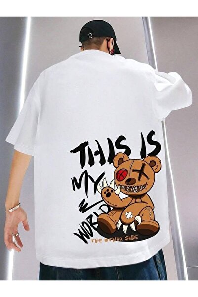 JANTIL MODA 🔥 Unisex Oversize 100% Cotton Crew Neck Short Sleeve T-Shirt 🔥