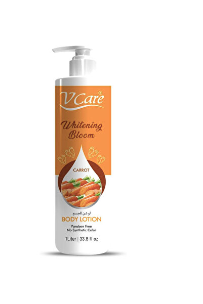 vcare V Care Carrot Whitening Body Lotion - 1 Liter - Glowing Complexion & De...