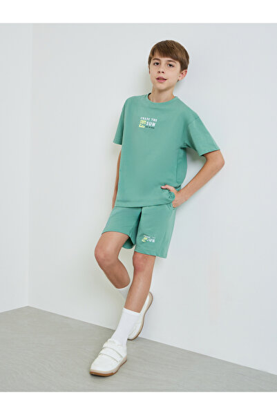 Styli Teen Boys Oversized T-Shirt and Shorts Set