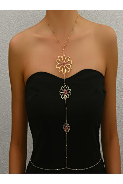 Take Two By Styli Hollow Flower Pattern Body Chain