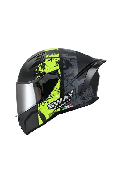 Sway SW 869 FULL FACE BLACK YELLOW SNATCH XL