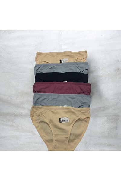 Tutku 510 Women's Camisole Ribbed Panties 6-Pack