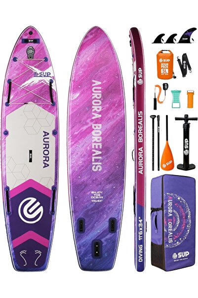 Generic 11'6 x 34'' Extra Wide Inflatable Paddle Board with Premium SUP Acces...