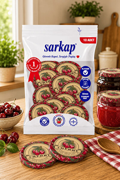 Sarkap Hijyenik Paketli 10'lu 82 mm Kapak - Jams - Cherry