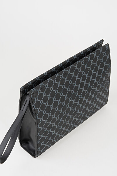 Vivaq Γυναικεία τσάντα χειρός και clutch με μοτίβο πετούνιας, μαύρη επένδυση ...
