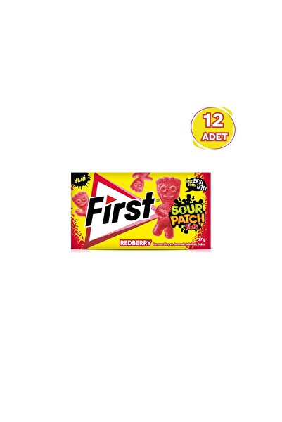 First SPK Kırmızı Meyve Aromalı Sakız 27 gr - 12 Adet