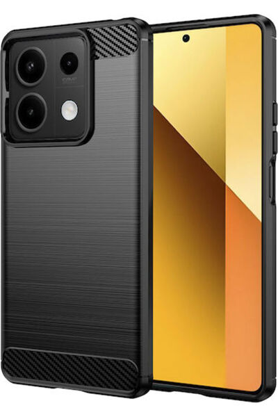 Techsuit Πίσω Κάλυμμα Σιλικόνης Μαύρο (Redmi Note 13 5G) Κωδικός: KF2315575
