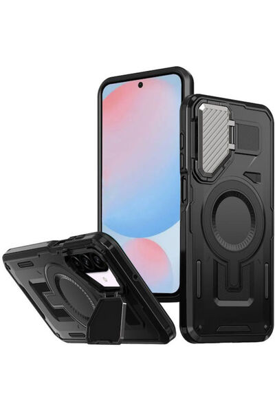 Techsuit Πίσω Κάλυμμα Πλαστικό / Σιλικόνης Μαύρο (Samsung Galaxy A56 5G, Tech...
