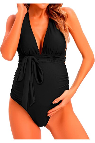 OEM Costum de baie pentru gravide, set bikini cu decolteu în V, confortabil, ...