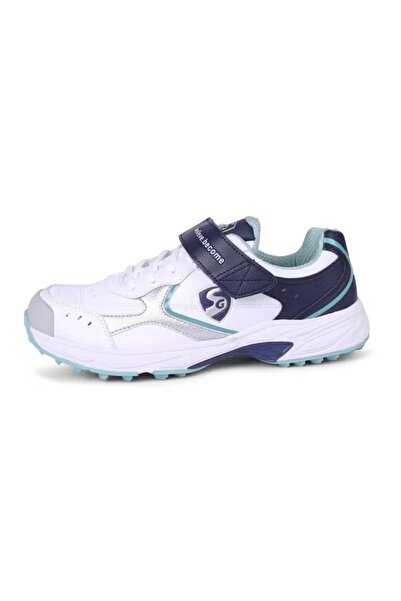 SG Armour Stud Cricket Shoes In White/Navy/Teal – Your Ultimate Cricket Compa...