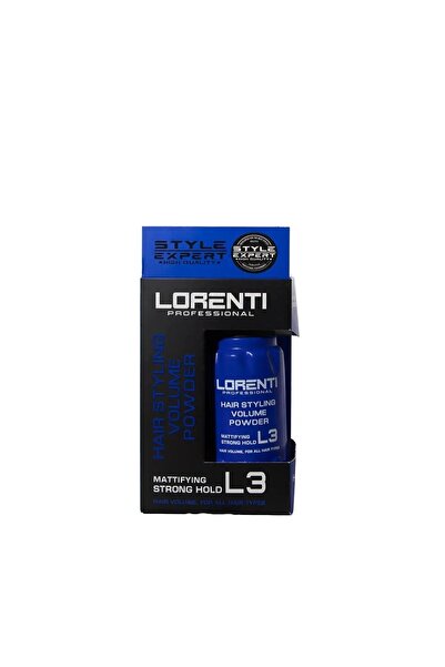 LORENTİ Lorenti L3 Blue Powder for Hair Volume with Strong Hold and Matte Fin...