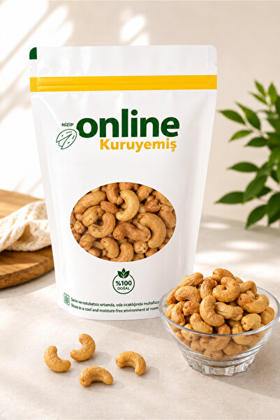 Nizip Online Kuruyemiş Kaju - Yağsız - Kavrulmuş - 500 gr