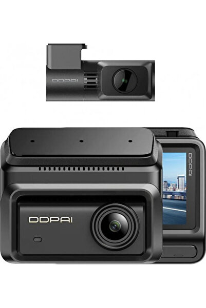 DDPAI Σετ καταγραφικού αυτοκινήτου 4K για παρμπρίζ με κάμερα οπισθοπορείας, ο...