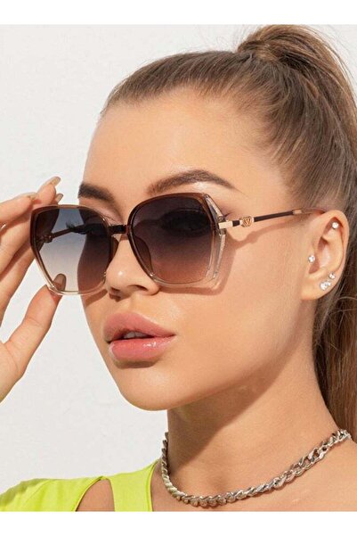 ROAISS Women's Square Sunglasses UV400 Protection Sequin Side Design Fashion ...