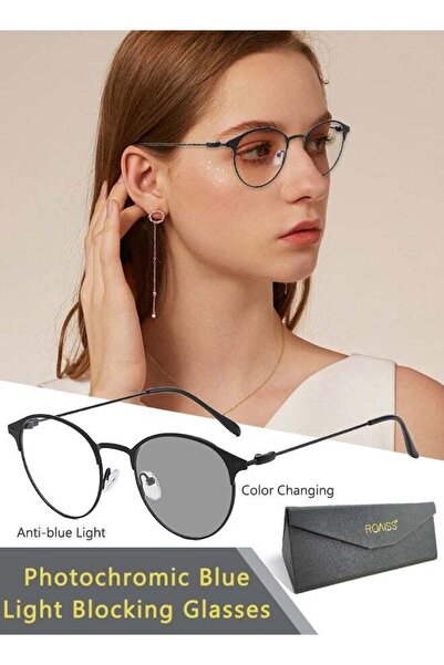 ROAISS Blue Light Blocking Sunglasses Anti UV Glare Blue Light Filter Compute...