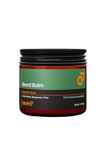 Beviro Balsam de barbă cu lemn de bergamia, 50 ml