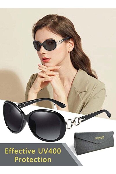 ROAISS Womens Polarized Oval Sunglasses UV400 Protection Fashion Anti-Glare S...