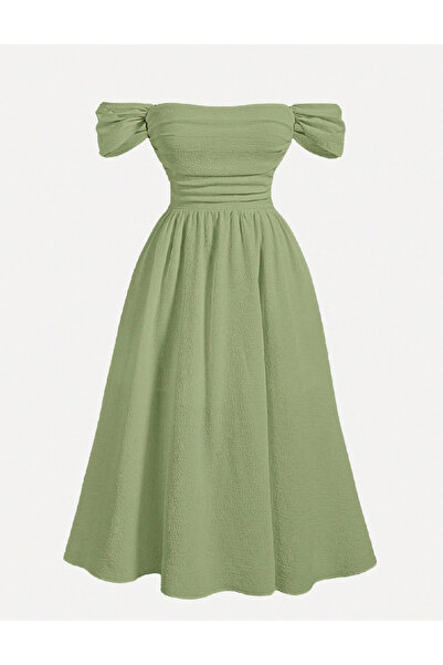 Evendi Rochie medie, Verde