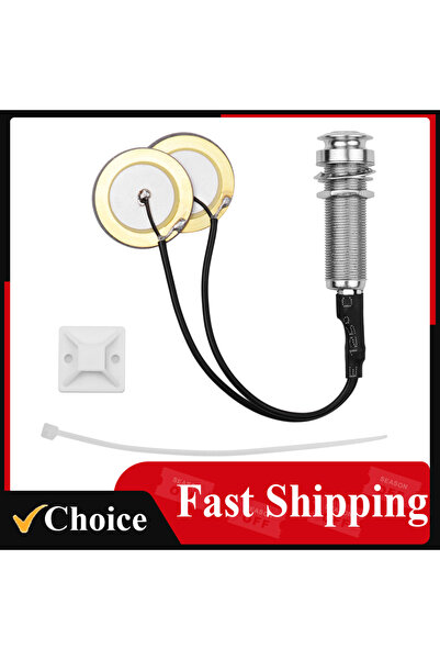 Choice Acoustic Guitar Pickup Adhesive Instrument Pickup Mini Transducer with...