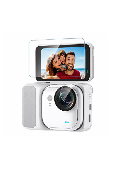 PULUZ Protector din sticlă securizată 9H, pentru Insta360 GO Ultra, Ecran + L...