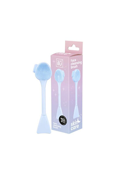 İlü Perie pentru Curatarea Fetei si Masaj - Ilu Face Cleansing Brush, albastr...