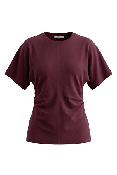 OlaFre Drape detailed t-shirt