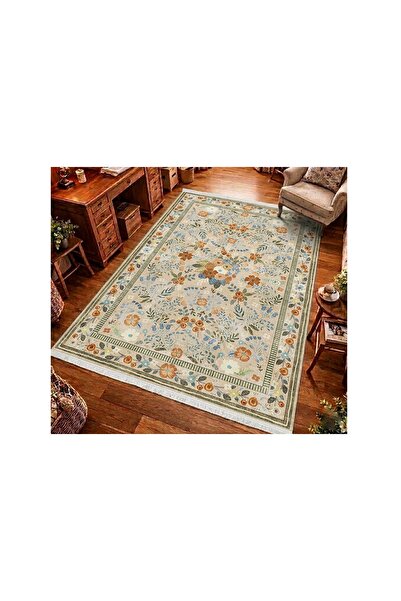 Vivense VİNTAGE GARDEN DOKUMA TABAN HALI, 617 YNG, 100X150 CM