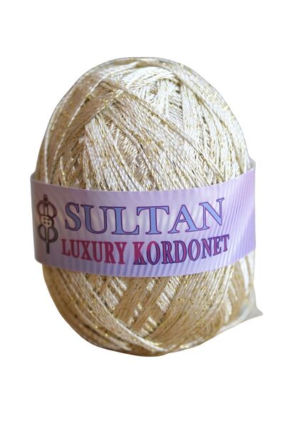 Sultan LUXURY KORDONET SİMLİ ÖRGÜ İPİ 123-1044 / 2 ADET